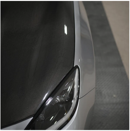 JDMuscle 22+BRZ/GR86 Tanso Carbon Fiber Hood - STI style image 2