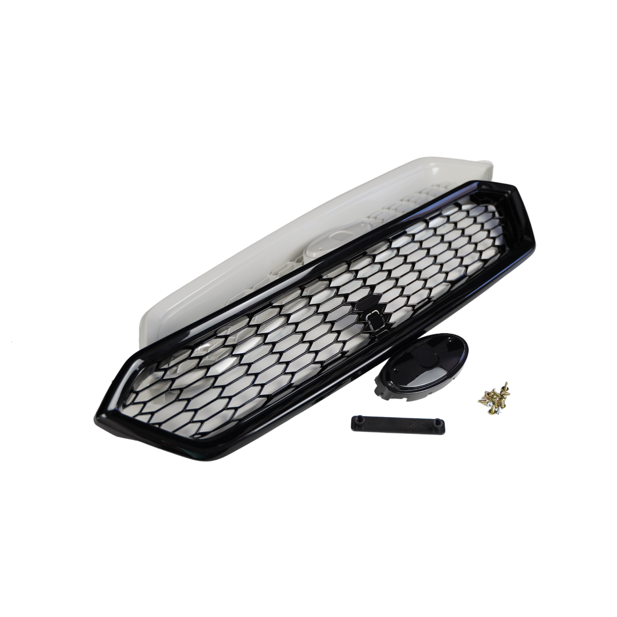 JDMuscle Gloss Black / Paint Matched Grille V3- 2018-21 WRX/STI image 0