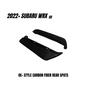 JDMuscle [22-25 WRX] Carbon Fiber Rear Spats OE+ Style image 0