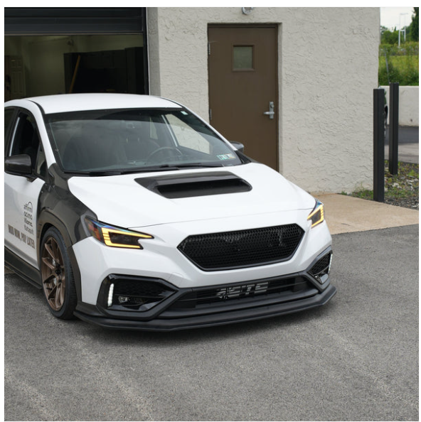 JDMuscle [22-25 WRX] Kōgeki Style Front Lip -Primed Black image 4