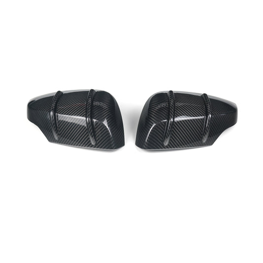 JDMuscle [15-21 WRX/STI] Tanso RAR Style Carbon Fiber Side Mirror Covers/Replace image 0