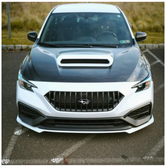 JDMuscle [22-25 WRX] Carbon Fiber Front Bumper Grille - Amuga Style image 4