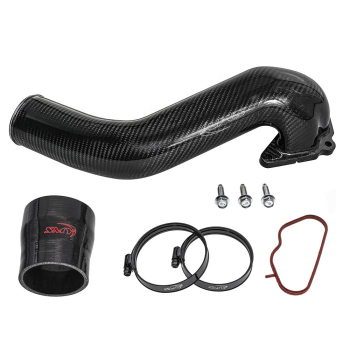 SMY BBC Carbon Fiber Top Mount Intercooler Pipe 2022-2025 WRX image 1