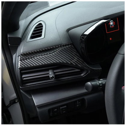 JDMuscle [22-25 WRX] P&S Series Carbon Fiber Dash Trim Covers 6 PC | Black image 1