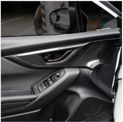 JDMuscle [22-25 WRX] Tanso Dry Carbon Fiber Front Door Larger Pannel Covers image 1