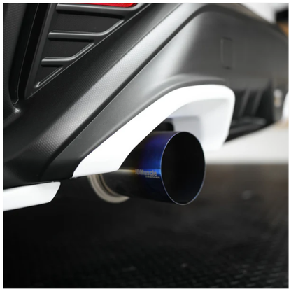 JDMuscle [22-25 WRX] Paint Matched Exhaust Finisher Trim Replacements image 4