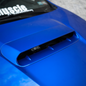 JDMuscle [22-25 WRX] Oversized Hood Scoop V1 - Gloss Black / Paint Matched / Car image 0