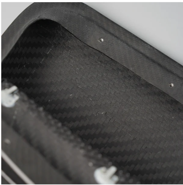JDMuscle [22-25 WRX] GC8 Style Version 2 Tanso Carbon Fiber Hood Scoop image 4