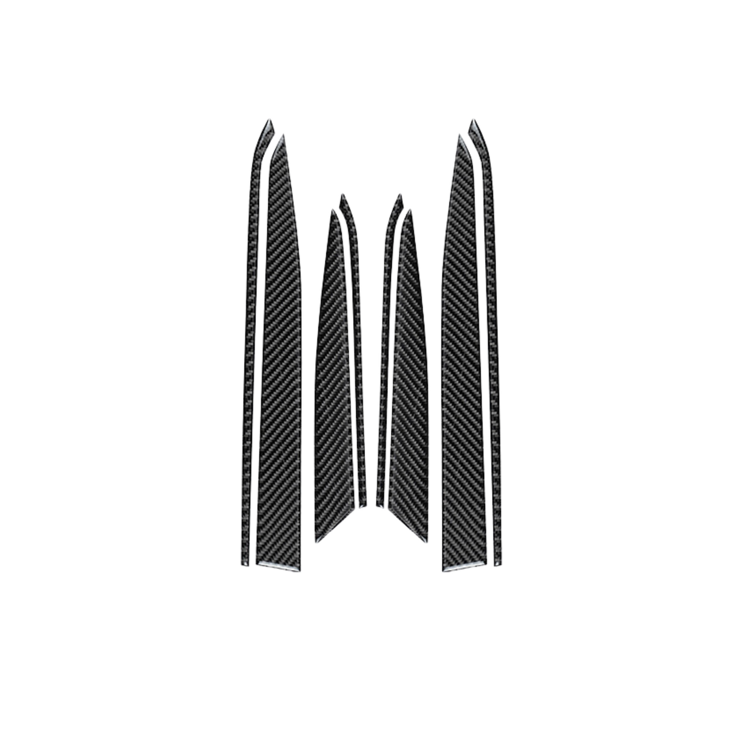 JDMuscle [22-25 WRX] P&S Series Carbon Fiber Interior Door Upper Panel Accent image 0