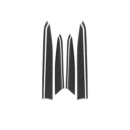 JDMuscle [22-25 WRX] P&S Series Carbon Fiber Interior Door Upper Panel Accent image 0