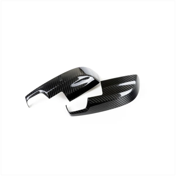 JDMuscle [15-21 WRX/STI] Tanso Dry Carbon Fiber Side Mirror Lower Trim Covers image 0