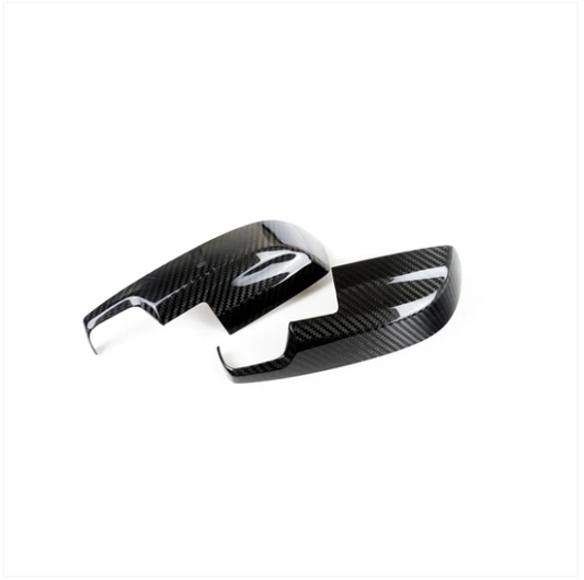 JDMuscle [15-21 WRX/STI] Tanso Dry Carbon Fiber Side Mirror Lower Trim Covers image 0