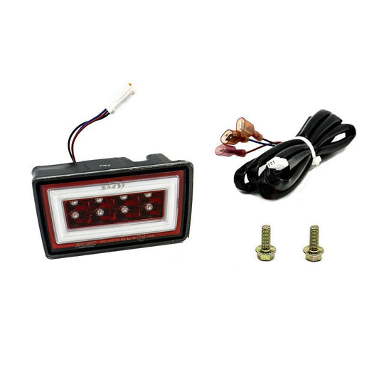 SMY F1 V3 Hyper-Flash RBL, Red w/ DRL White Light Bar 2011-2014 WRX / STI image 0