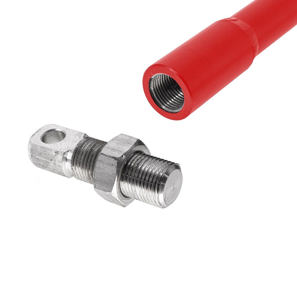 SMY Tallboy Front Strut Tower Brace Wrinkle Red 2015-2021 WRX / STI image 4