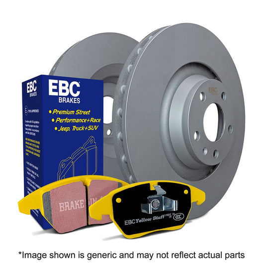 EBC S13K Yellowstuff Pad and Plain Rotor Rear Kit