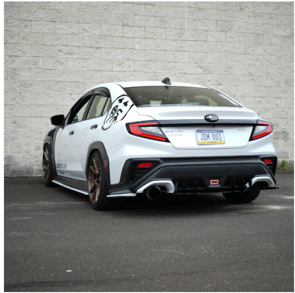 JDMuscle [22-25 WRX] Rear Diffuser V2 image 4