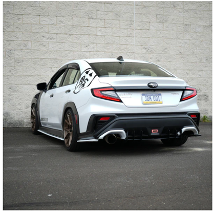 JDMuscle [22-25 WRX] Rear Diffuser V2 image 4