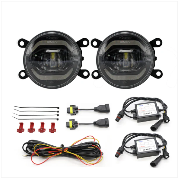 JDMuscle LED / Halo V2 DRL Fog Light Housings 15-21 WRX or STI / 13+ BRZ or FT86 image 4