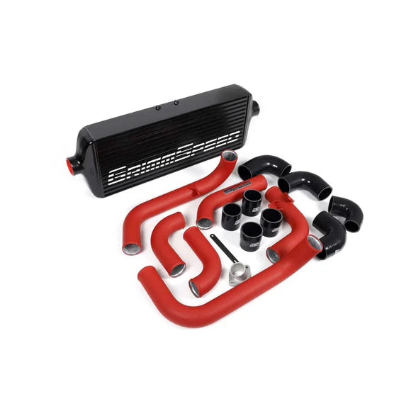 GrimmSpeed Front Mount Intercooler Kit Black - 2008-14 Subaru WRX