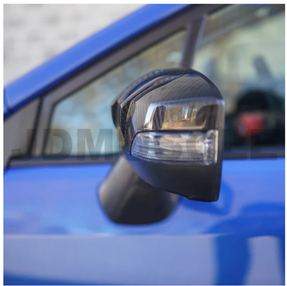 JDMuscle Tanso R2 Style Carbon Fiber Side Mirror Covers/Replacement with Turn Si image 8