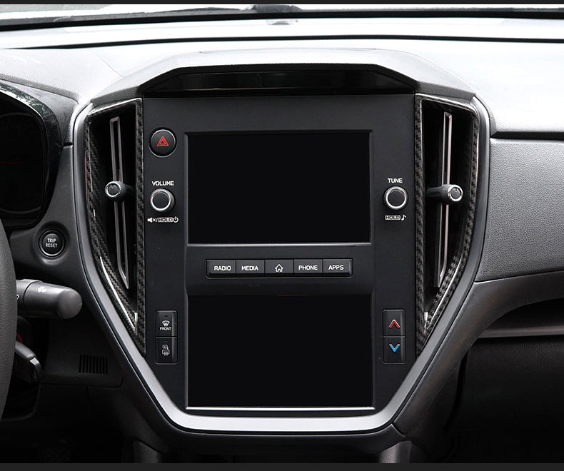 JDMuscle [22-25 WRX] Tanso Dry Carbon Fiber AC Vents Covers 6 PCs image 0