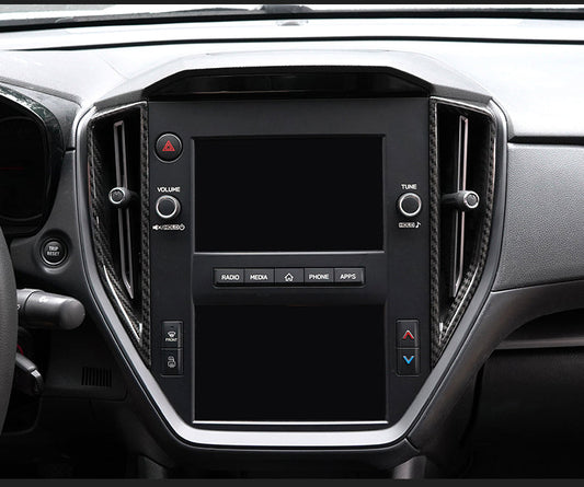 JDMuscle [22-25 WRX] Tanso Dry Carbon Fiber AC Vents Covers 6 PCs image 0