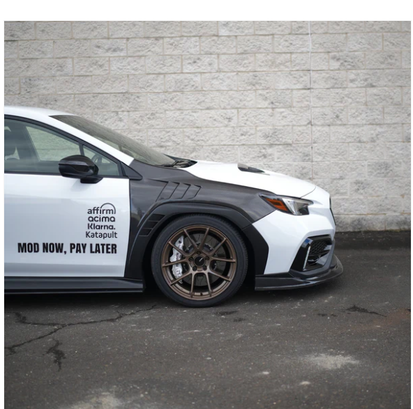 JDMuscle [22-25 WRX] Carbon Fiber Hood Scoop - A1 Style image 4