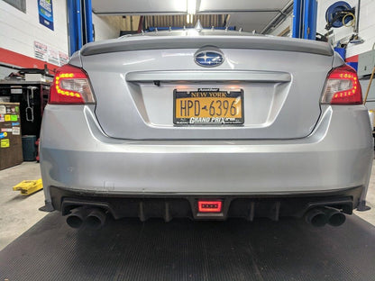 SMY F1 V3 Hyper-Flash RBL, Smoked w/ DRL White Light Bar 2015-2021 WRX / STI image 2