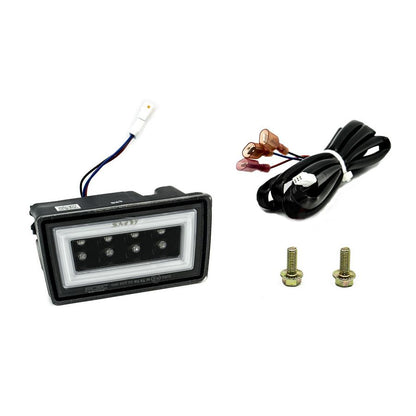 SMY F1 V3 Hyper-Flash RBL, Smoked w/ DRL White Light Bar 2011-2014 WRX / STI image 1