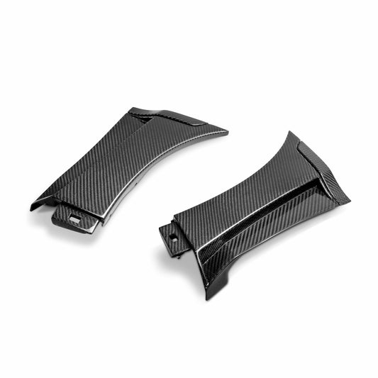 Carbon fiber fender caps for 2015-2021 Subaru WRX/STi