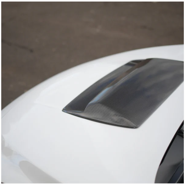 JDMuscle [22-25 WRX] Carbon Fiber Hood Scoop - Rally Style image 2