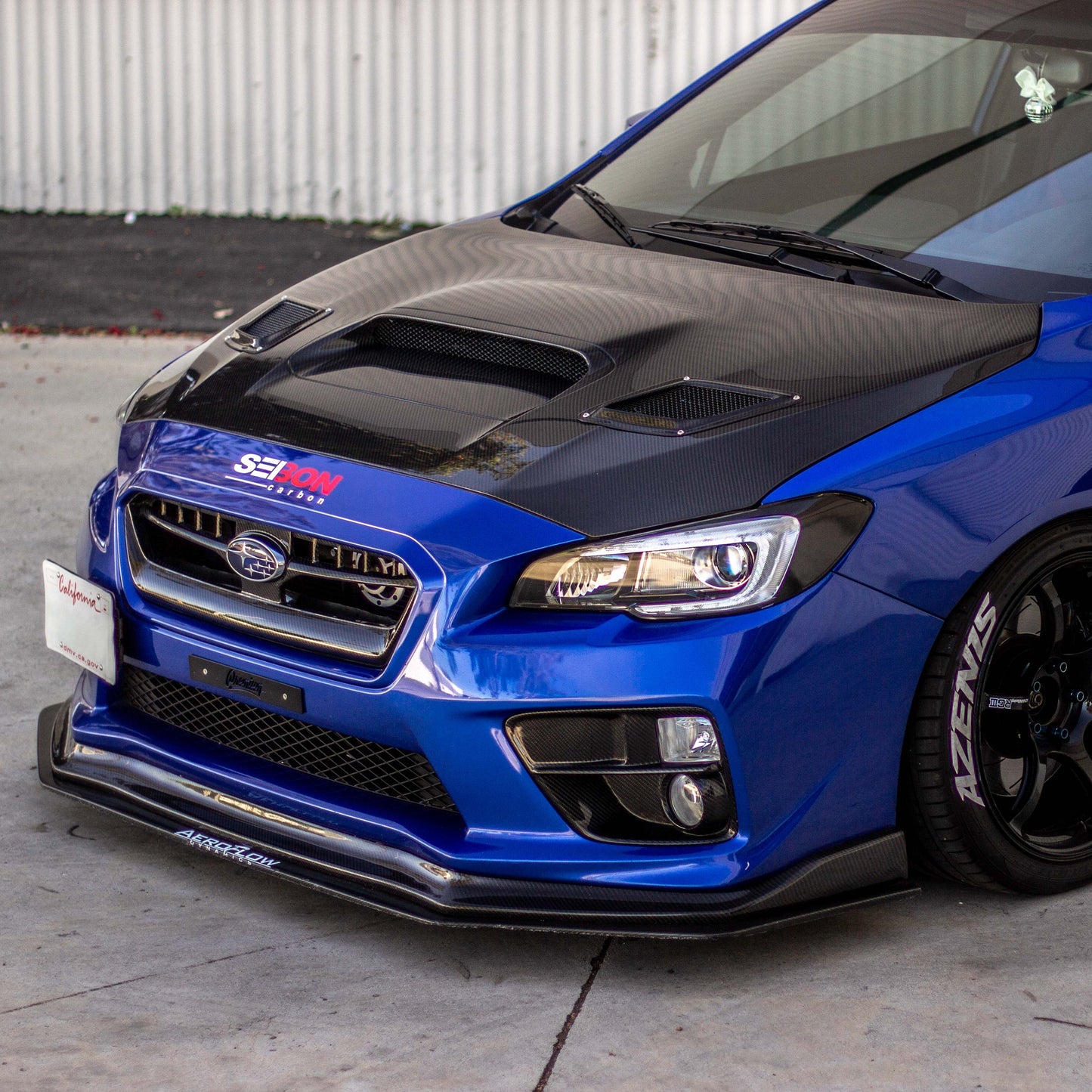 CS-style carbon fiber hood for 2015-2021 Subaru WRX/STi