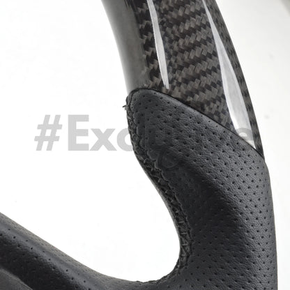 JDMuscle Carbon Fiber Steering Wheel for Infiniti Q50 2014-2016 by Exclusive Ste