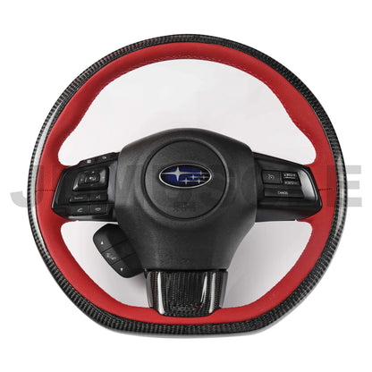 JDMuscle LUX Series Carbon Fiber Steering Wheel for 2015+ WRX/STI