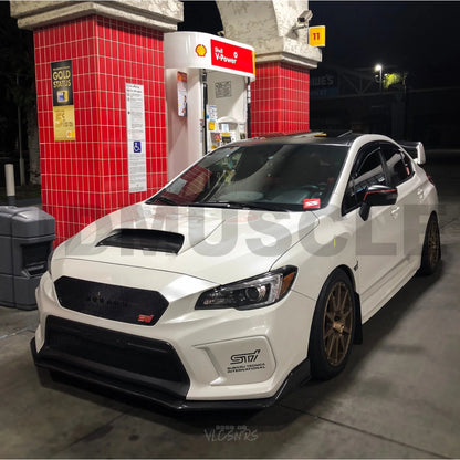 JDMuscle [15-21 WRX/STI] Rally Style V2 Paint Matched Hood Scoop
