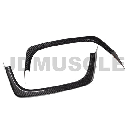 JDMuscle 15-21 WRX/STI Tanso Carbon Fiber Exhaust Trim Covers