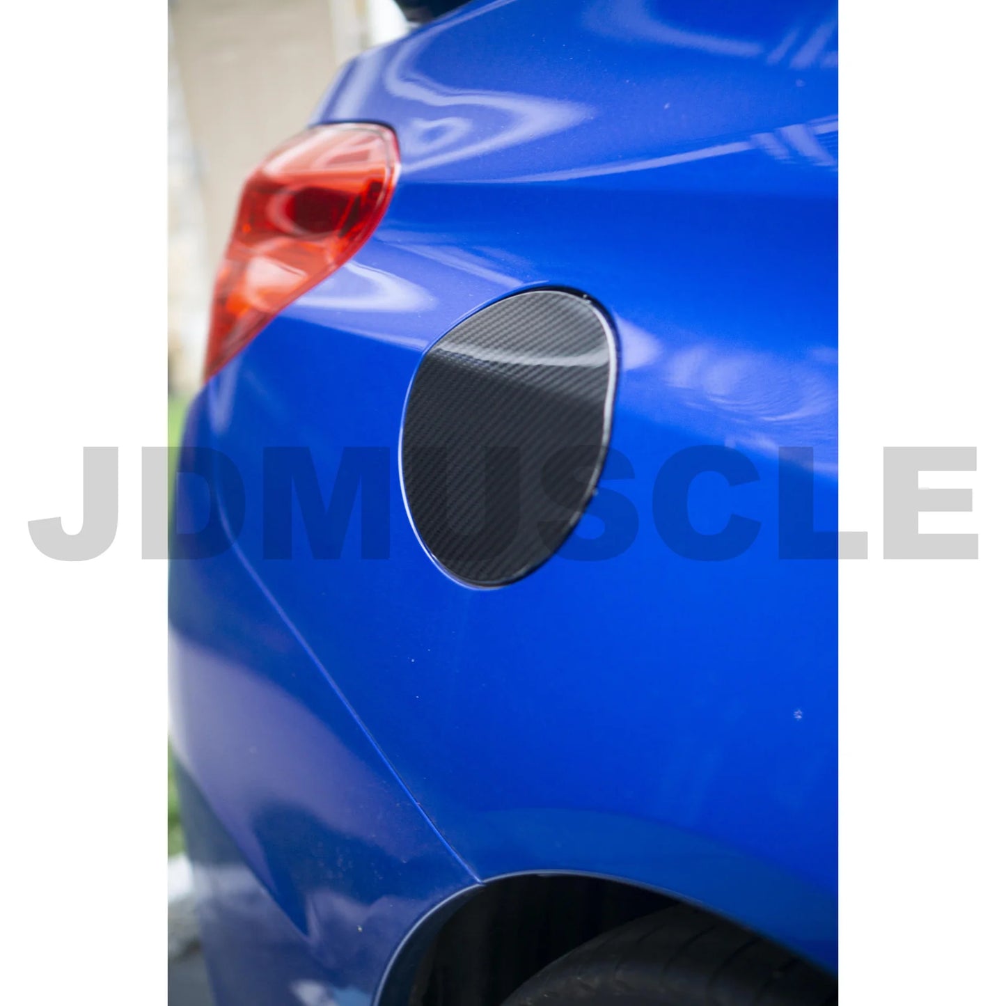 JDMuscle [15-21 WRX/STI] Tanso Carbon Fiber Fuel Door Cover