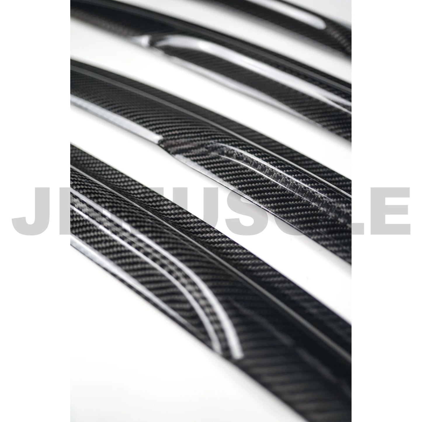 JDMuscle [15-21 WRX/STI] V2 Carbon Fiber Rain Guards / Window Visors