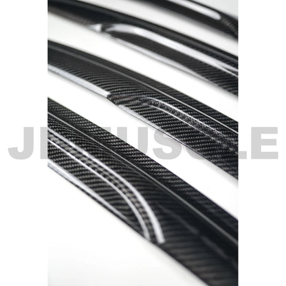 JDMuscle [15-21 WRX/STI] V2 Carbon Fiber Rain Guards / Window Visors