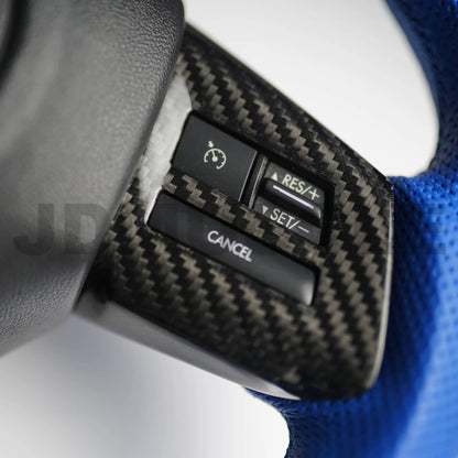 JDMuscle [15 WRX/STI MT] Tanso Carbon Fiber Steering Wheel Covers
