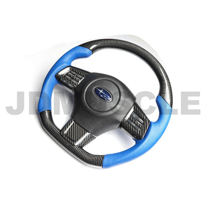 JDMuscle [15 WRX/STI MT] Tanso Carbon Fiber Steering Wheel Covers