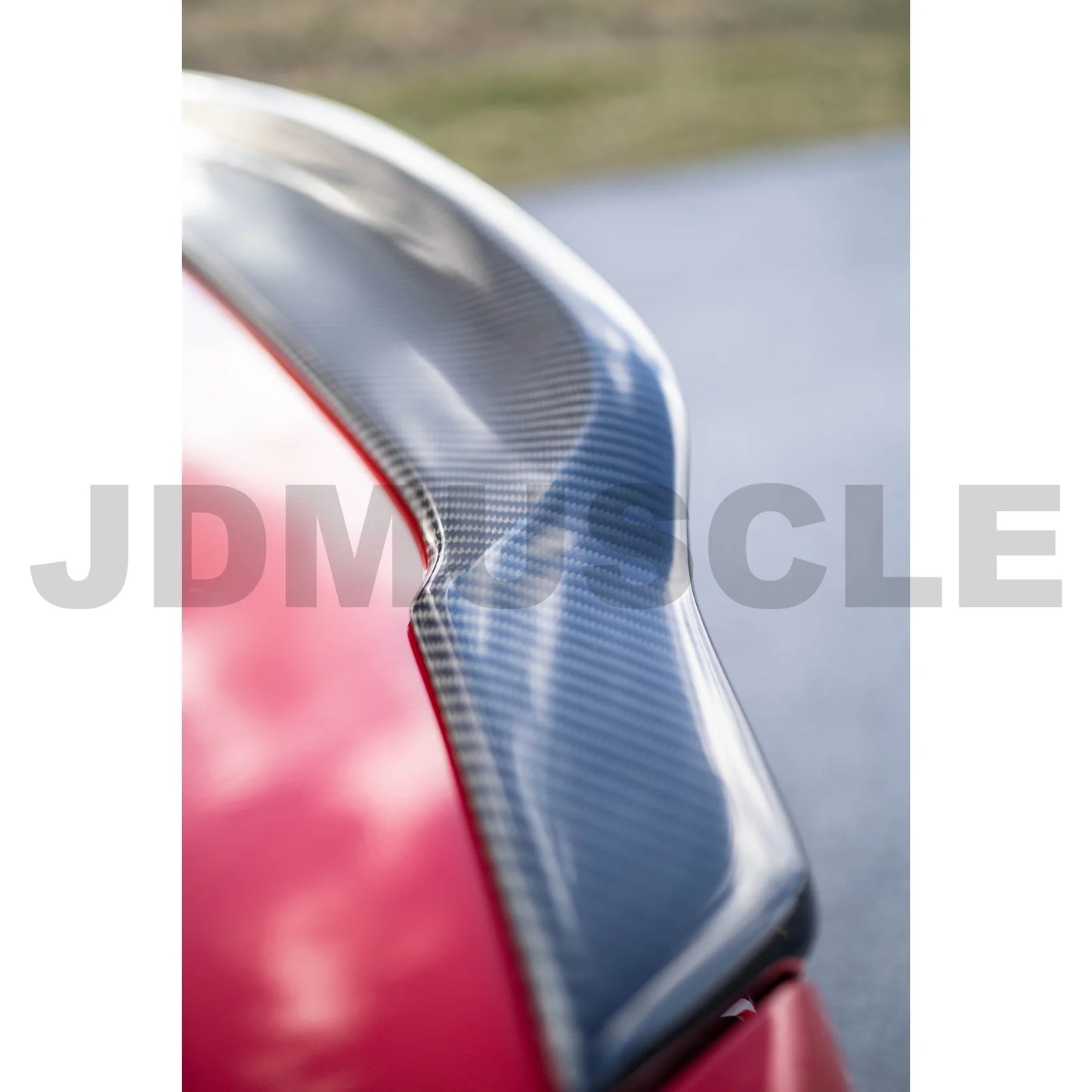 JDMuscle [15-21 WRX/STI] Carbon Fiber Trunk Duck Bill V3