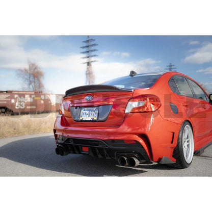 JDMuscle [15-21 WRX/STI] VS Style Rear Bumper - FRP