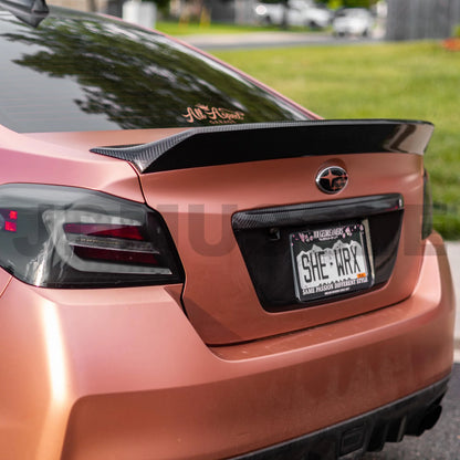 JDMuscle [15-21 WRX/STI] V4 Carbon Fiber Duck Bill