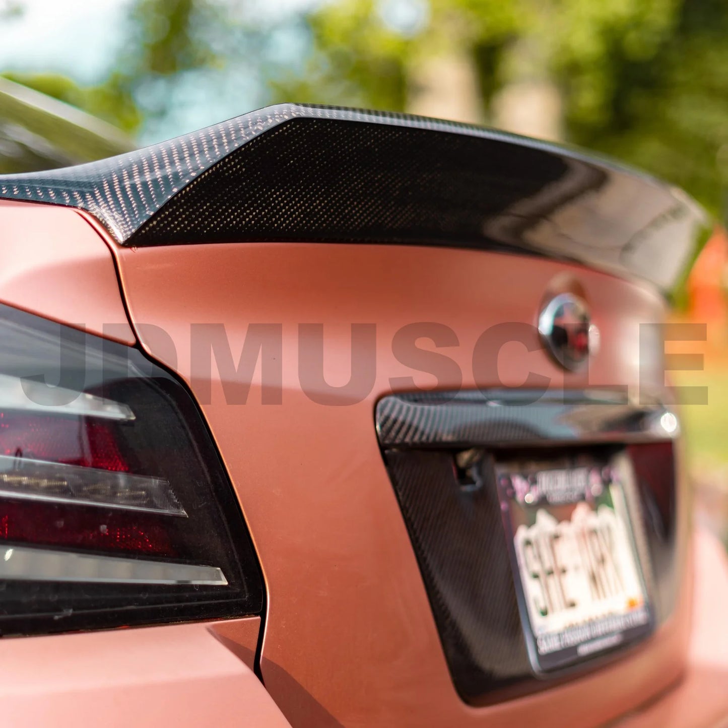 JDMuscle [15-21 WRX/STI] V4 Carbon Fiber Duck Bill