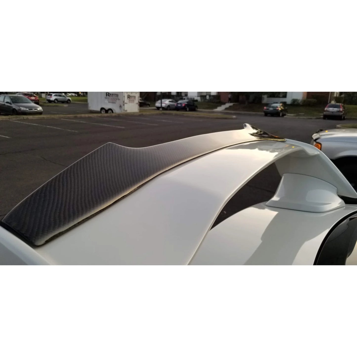 JDMuscle [15-25 WRX / 15-21 STI] Carbon Fiber STI Spoiler Gurney Flap V1 - Fits
