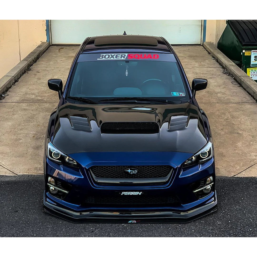 JDMuscle [15-17 WRX/STI] Carbon Fiber CS Style Front Bumper Lip