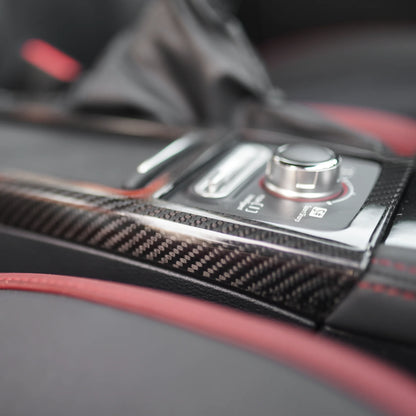 JDMuscle 15-21 STI Tanso Dry Carbon Fiber Cup Holder Cover