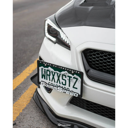 JDMuscle 15-17 WRX/STI VR Style Carbon Fiber Front Bumper Lip